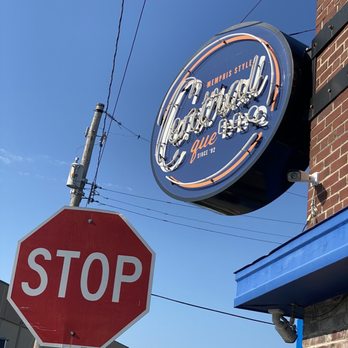 Central BBQ - The sign said stop for bbq. - Barbeque Near Me - Memphis, Tennessee Central BBQ - The sign said stop for bbq. - Barbeque Near Me - Memphis, Tennessee