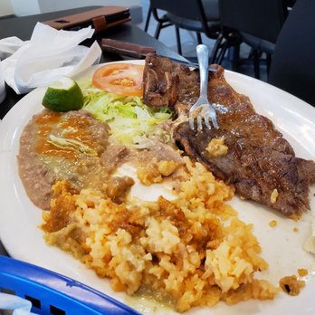 Saborcito Latino - Bistec..sorry took pic after I had already started eating. Was so awesome couldn't wait. - Mexican Near Me - San Antonio, Texas Saborcito Latino - Bistec..sorry took pic after I had already started eating. Was so awesome couldn't wait. - Mexican Near Me - San Antonio, Texas