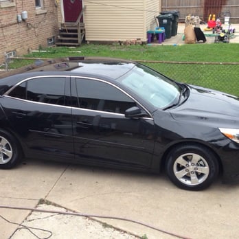 Quality Window Tinting - My brand new 2014 Malibu tinted by Greg!! He did an awesome job. - Home Window Tinting Near Me - Naperville, Illinois Quality Window Tinting - My brand new 2014 Malibu tinted by Greg!! He did an awesome job. - Home Window Tinting Near Me - Naperville, Illinois