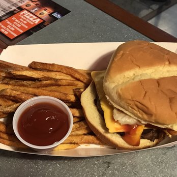 Borderline Billiards - Cheeseburger and fries - Pool Halls Near Me - Bristol, Tennessee