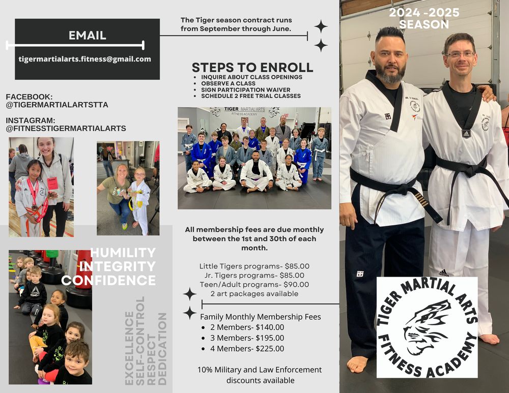 Social spots from Tiger Martial Arts Fitness Academy