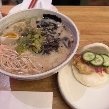 Chuko - Sesame Garlic Ramen & Shrimp Bun - Asian Fusion Near Me - Brooklyn, New York