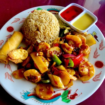 Dynasty - Kung Pao Shrimp lunch special - Chinese Near Me - Big Bear Lake, California