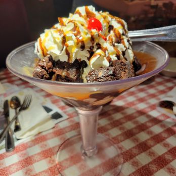 Buca di Beppo Italian Restaurant - Complimentary Birthday Dessert - yes it's huge! - Italian Near Me - Brea, California Buca di Beppo Italian Restaurant - Complimentary Birthday Dessert - yes it's huge! - Italian Near Me - Brea, California