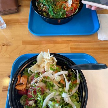 Poke Pop - Salmon + Ahi Tuna bowl and Spicy Salmon + Octopus bowl - Poke Near Me - Fircrest, Washington Poke Pop - Salmon + Ahi Tuna bowl and Spicy Salmon + Octopus bowl - Poke Near Me - Fircrest, Washington