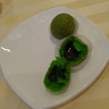 Lee Garden Seafood Restaurant - Bitter melon sticky rice balls filled with black sesame. - Dim Sum Near Me - Burnaby, British Columbia Lee Garden Seafood Restaurant - Bitter melon sticky rice balls filled with black sesame. - Dim Sum Near Me - Burnaby, British Columbia