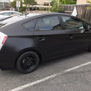 Walnut Creek Customs - wrapped black Prius - Car Stereo Installation Near Me - Walnut Creek, California Walnut Creek Customs - wrapped black Prius - Car Stereo Installation Near Me - Walnut Creek, California