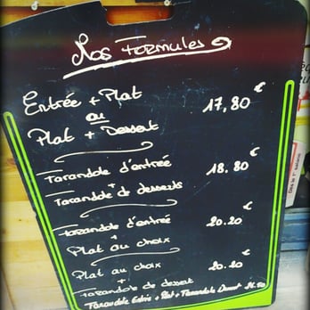 La Menthe - Formules. - French Near Me - Lyon, 69