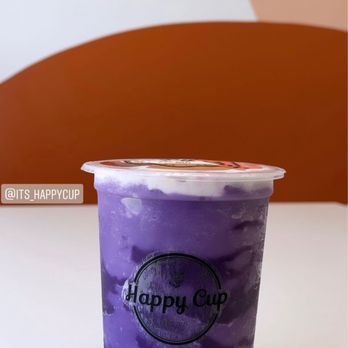 Happy Cup - Ube Salted Creme - Bubble Tea Near Me - Glendale, California