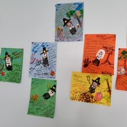 St. Paul Early Learning Center - We did art relating to Thanksgiving in the Preschool class. Take a look at the Pilgrims