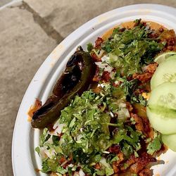 Wow! That was good! Tacos al pastor!