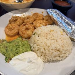 Buttered Garlic Shrimp With Rice