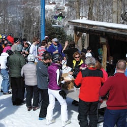 Holimont - HoliMont Members and guests hanging out at the Spring Break Carpenter's Corner event.