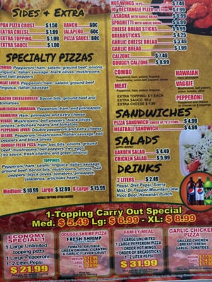 Menu photo 6 Douggy Fresh Pizza Fresno, CA