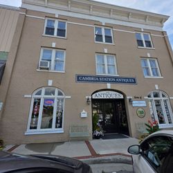 Cambria Station Antiques - The renovated Old General Store building where the Antiques shop is located together with the Antique Bookstore.
