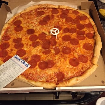 Frank's Pizzeria - You'll definitely need a pizza cutter to cut through that cheese! - Pizza Near Me - Newark, New Jersey