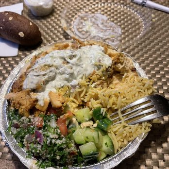 Hungry Platters & Gyro - Hummus platter with chicken - Mediterranean Near Me - Prosper, Texas