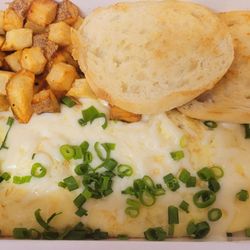 Eastern Pearl Restaurant - Scallion and cheddar omelet.$13