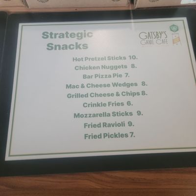 Menu photo 1 Gatsby Game Cafe Westbury, NY