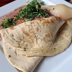 Pfannkuchen Mühle - Pfannkuchen mit gebackenen Camembert und Preiselbeeren. #35