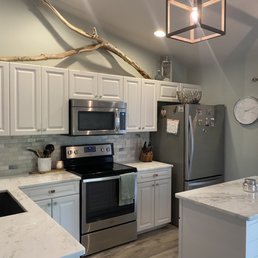 kitchen with stainless steel appliances kitchen with stainless steel appliances