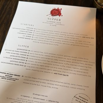CookHouse - Menu July 2026 - New American Near Me - Baltimore, Maryland