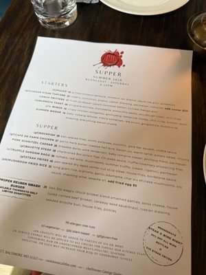 Menu photo 1 CookHouse Baltimore, MD
