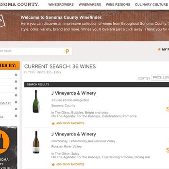 Wilmeth Group - Sonoma Wine Finder Custom Development - Web Design Near Me Wilmeth Group - Sonoma Wine Finder Custom Development - Web Design Near Me