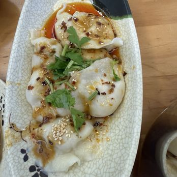 Yuanbao Jiaozi - Spicy pork and cabbage dumplings - Chinese Near Me - Burlingame, California Yuanbao Jiaozi - Spicy pork and cabbage dumplings - Chinese Near Me - Burlingame, California