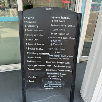 Melt - Menu as of 6/15/2024 - Ice Cream & Frozen Yogurt Near Me - North Myrtle Beach, South Carolina