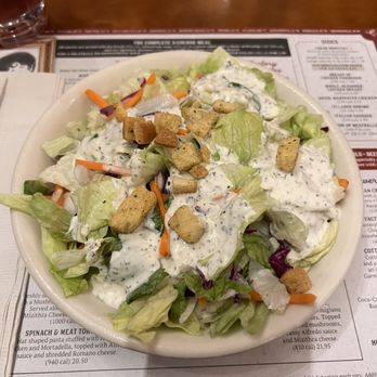 The Old Spaghetti Factory - House salad with creamy pesto - Italian Near Me - Rancho Mirage, California