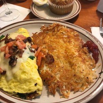 Prescott Junction Restaurant - omelette with choice of potato and bread - American Near Me - Prescott, Arizona Prescott Junction Restaurant - omelette with choice of potato and bread - American Near Me - Prescott, Arizona