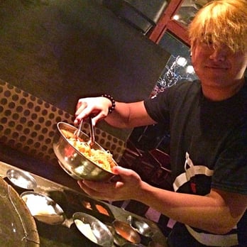 Honey Pig - I never post photos of the staff but our waiter asked me to take his photo. So here he is!!! - Korean Near Me - Duluth, Georgia