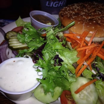 Patterson's Pub - We both had burgers, Jon with fries me with salad. Yummy, filling, great music. Don't sit by the door it's too cold. - American Near Me - Mendocino, California Patterson's Pub - We both had burgers, Jon with fries me with salad. Yummy, filling, great music. Don't sit by the door it's too cold. - American Near Me - Mendocino, California