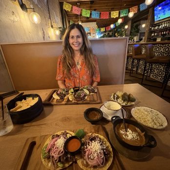 La Cantina On Main - Cheese dip with jalapeños, rice, beans, tacos were all INCREDIBLE!!! - New Mexican Cuisine Near Me - Canton, Georgia