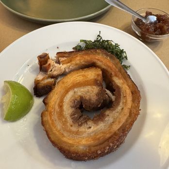 O Fatica - Crispy pork belly with lime and a pineapple chutney - Brazilian Near Me - Lisbon, 11 O Fatica - Crispy pork belly with lime and a pineapple chutney - Brazilian Near Me - Lisbon, 11