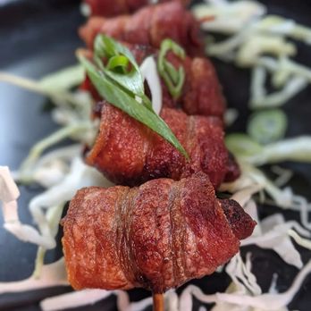 Cammarano’s Bourbon Burger Bar - Bacon wrapped dates - Gastropubs Near Me - Simi Valley, California Cammarano’s Bourbon Burger Bar - Bacon wrapped dates - Gastropubs Near Me - Simi Valley, California