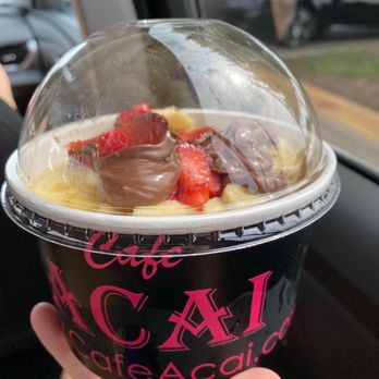 Cafe Acai - Picture doesn't even do justice to the size of it - Acai Bowls Near Me - Frisco, Texas Cafe Acai - Picture doesn't even do justice to the size of it - Acai Bowls Near Me - Frisco, Texas