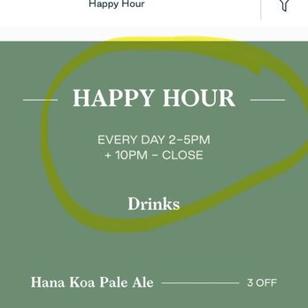 Earls Kitchen + Bar - No mention of happy hour only in a specific area - Cocktail Bars Near Me - Honolulu, Hawaii Earls Kitchen + Bar - No mention of happy hour only in a specific area - Cocktail Bars Near Me - Honolulu, Hawaii