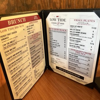 Low Tide Steak House - Menu - Steakhouses Near Me - Surf City, North Carolina Low Tide Steak House - Menu - Steakhouses Near Me - Surf City, North Carolina