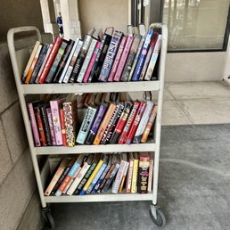 Tons and tons of books which are all reasonable prices.