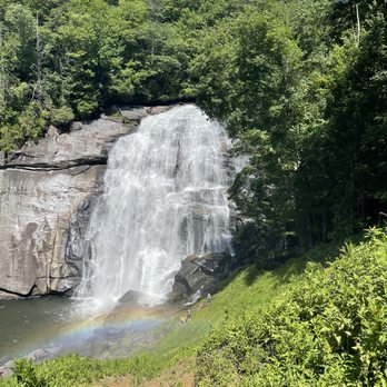 Gorges State Park - Rainbow falls from trail - Parks Near Me - Sapphire, North Carolina Gorges State Park - Rainbow falls from trail - Parks Near Me - Sapphire, North Carolina
