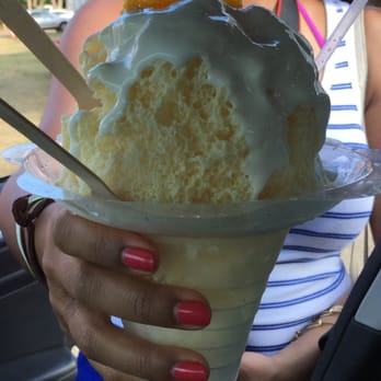 Wailua Shave Ice - Kauai Orange Dream - orange, coconut milk & haupia foam - Shaved Ice Near Me - Kapaa, Hawaii Wailua Shave Ice - Kauai Orange Dream - orange, coconut milk & haupia foam - Shaved Ice Near Me - Kapaa, Hawaii
