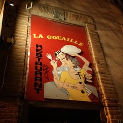 La Gouaille - The sign above the entrance.