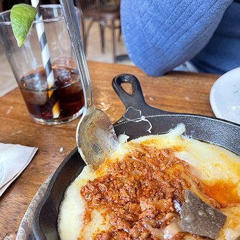 Madre - Even the spoon stands up in this queso! The chips didn't stand a chance. - Mexican Near Me - Torrance, California Madre - Even the spoon stands up in this queso! The chips didn't stand a chance. - Mexican Near Me - Torrance, California