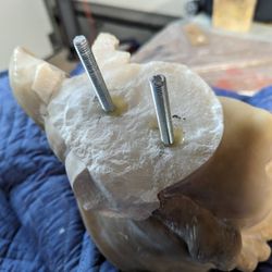 ABC Stone - Marble bust rodding.