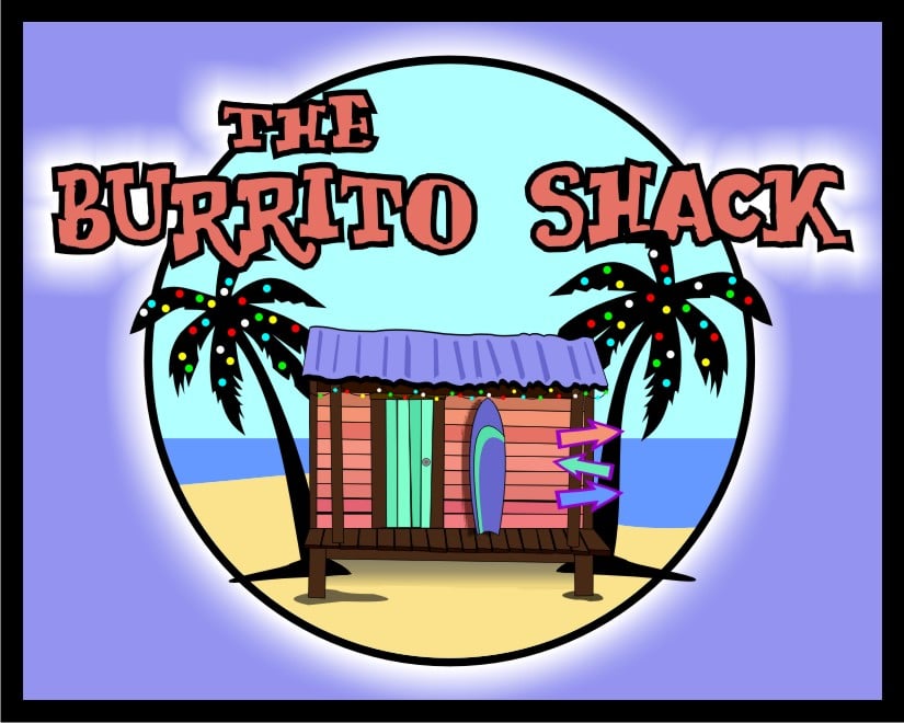 Food from The Burrito Shack