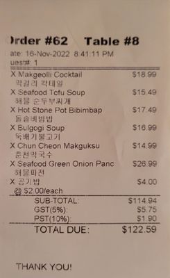 Menu photo 2 Bukchigo Jangguchigo Coquitlam, BC Menu photo 2 Bukchigo Jangguchigo Coquitlam, BC