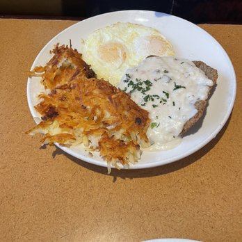 Antoine's Cafe - Chicken fried steak (DELICIOUS) with eggs & hash browns. - Breakfast & Brunch Near Me - San Clemente, California Antoine's Cafe - Chicken fried steak (DELICIOUS) with eggs & hash browns. - Breakfast & Brunch Near Me - San Clemente, California
