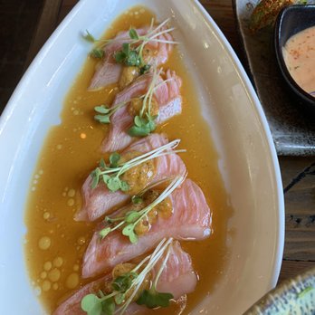 Ozumo - Salmon uni carpaccio - Izakaya Near Me - San Jose, California